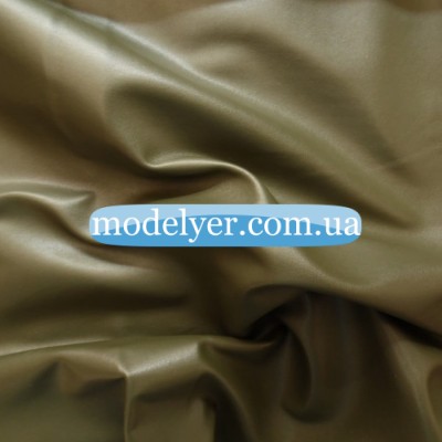 Ткань Кожзам стрейч (хаки)